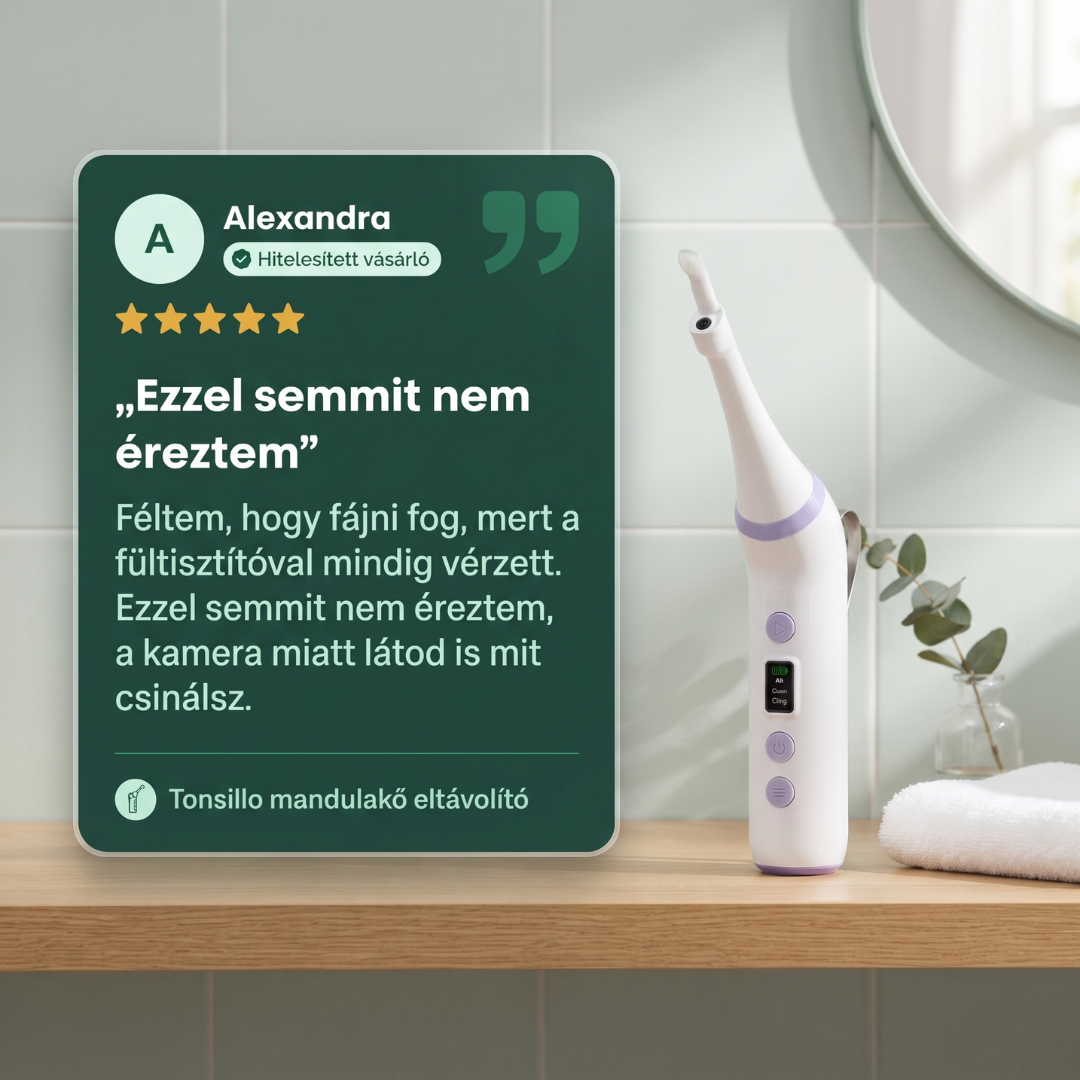 Tonsillo Mandulakő eltávolító