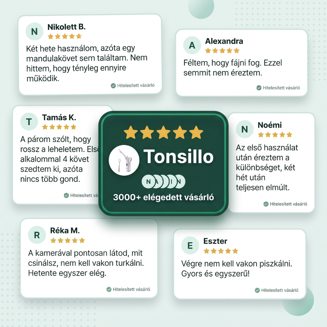 Tonsillo Mandulakő eltávolító
