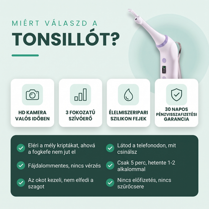 Tonsillo Mandulakő eltávolító